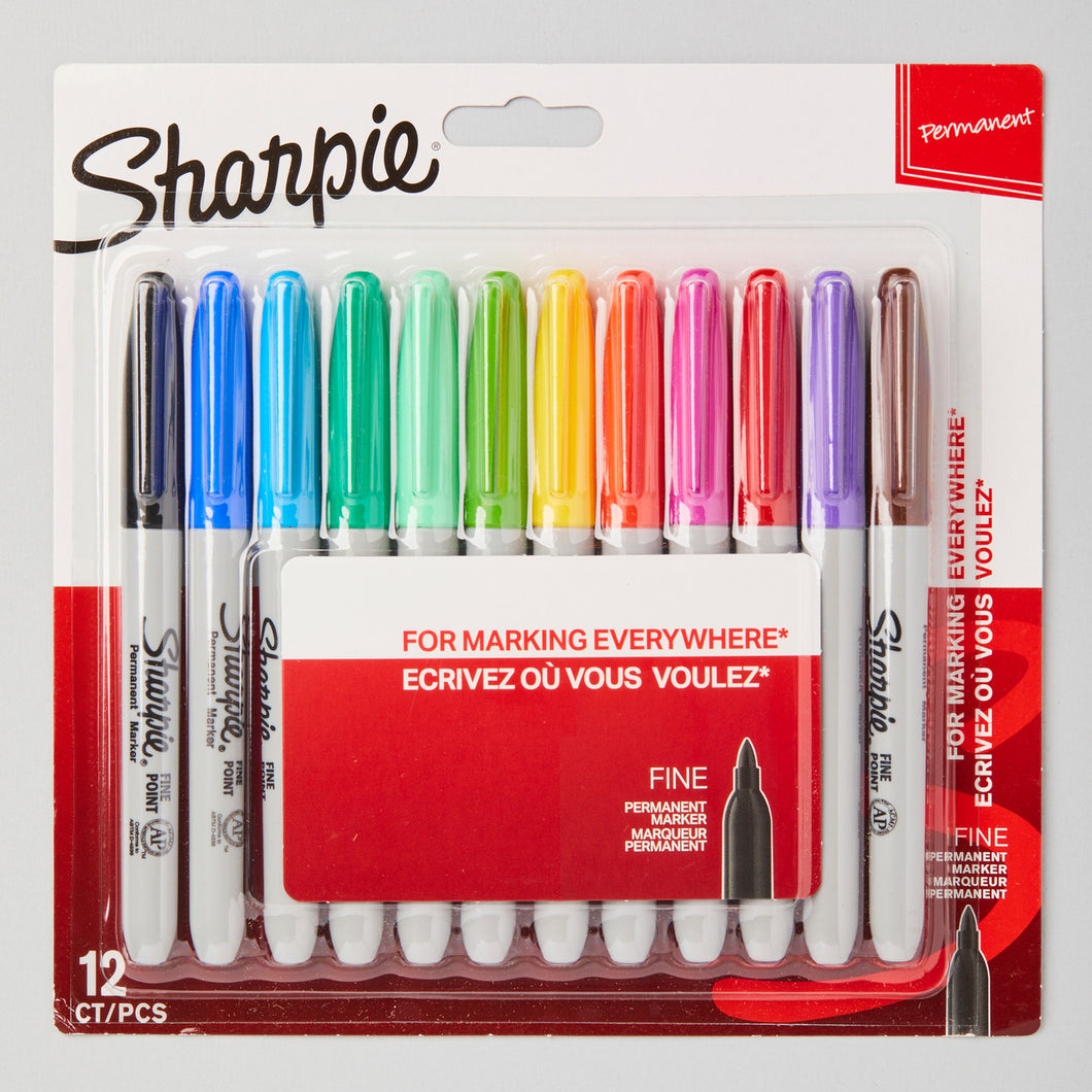 12 Pcs Sharpie permanent marker pen