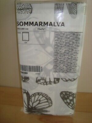 SOMMARMALVA show curtain 180x180 white/dark grey