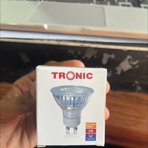 Tronic Bulb Domino LED 5w Glass GU10 WW LE GU10-GL-WW